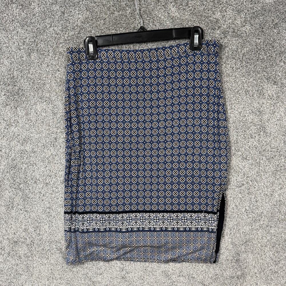 Max Studio Skirt Sz Small Tile Medallion Office Classic Preppy Business Casual